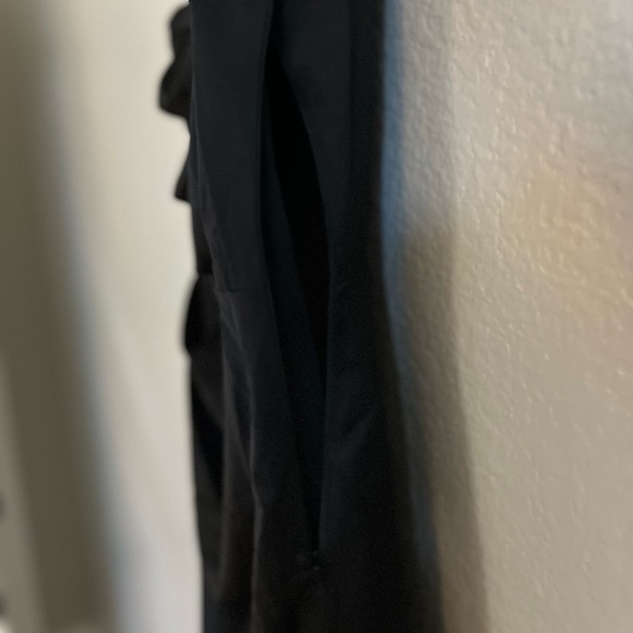 Dreaming of Elegance Black Satin One-Shoulder Maxi Dress - Picture 6 of 7